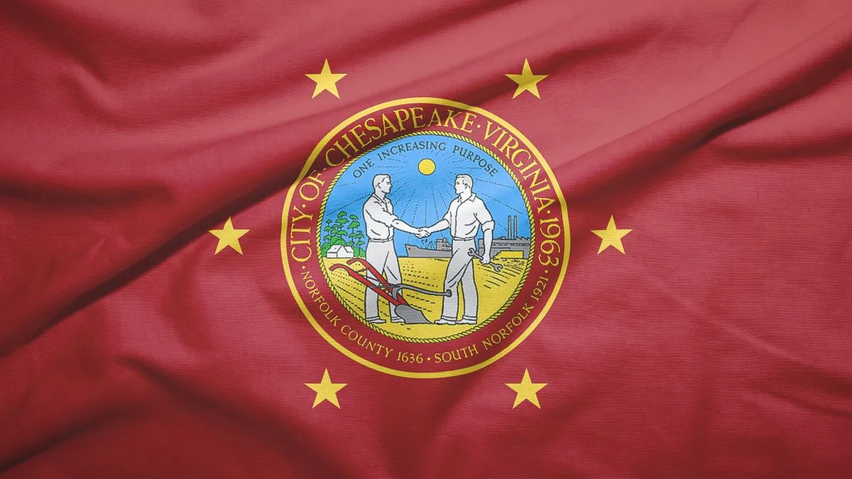 Chesapeake City Flag