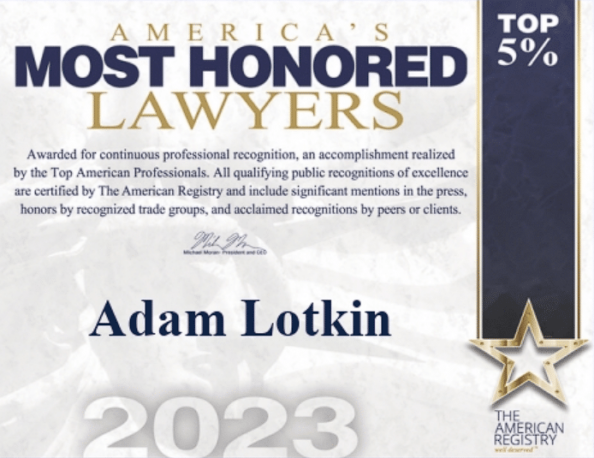 most-honored-lawyers-award