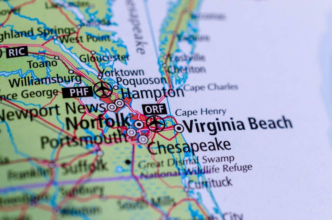 Hampton Roads Accident Lawyers map-of-hampton-roads