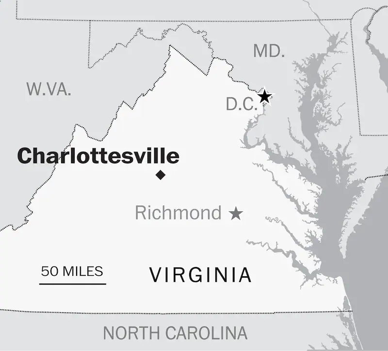 charlottesville map