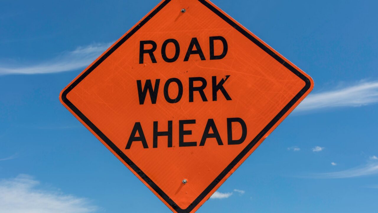 distracted driving in road work construction zones
