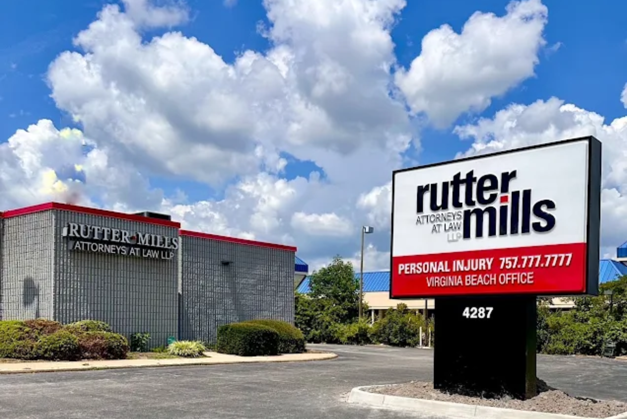 Exterior of the Rutter Mills law office in Virginia Beach, Virginia.